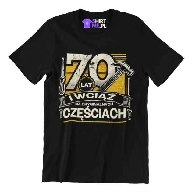 Koszulka 70 lat i wciąż na oryginalnych częściach