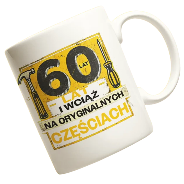 kubek 60 lat i wciąż na oryginalnych częściach