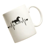 Kubek z koniami linia życia