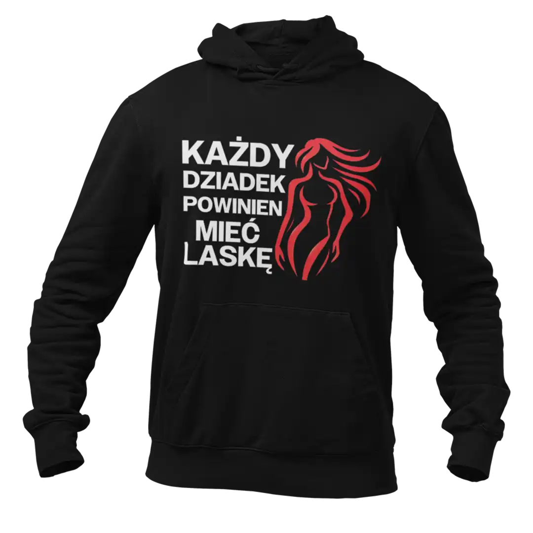 bluza ŚMIESZNA DLA EMERYTA- KAŻDY DZIADEK POWINIEN MIEĆ LASKĘ SUPER PREZENT DLA DZIADKA PREZENT NA DZIEŃ DZIADKA