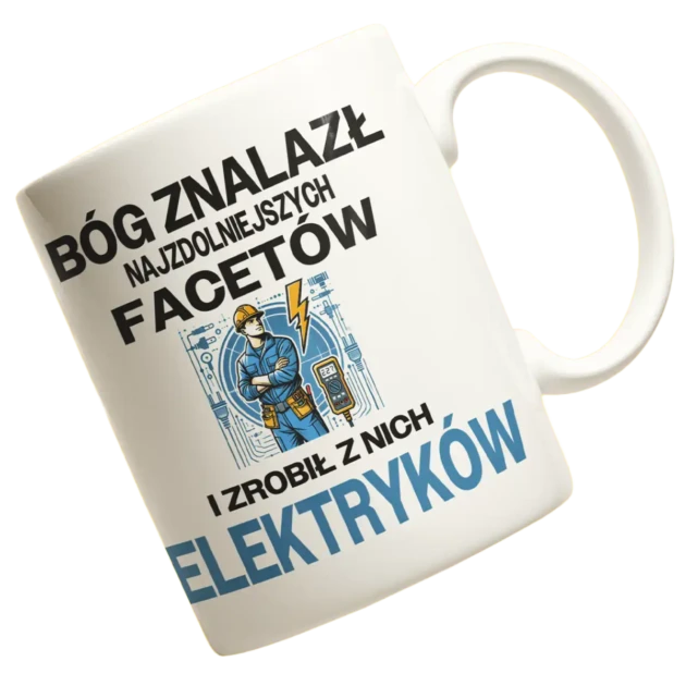 Koszulka bóg znalazł najzdolniejszych mężczyzn i zrobił z nich elektryków