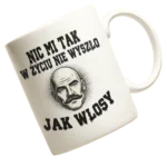 Śmieszny kubek dla łysego