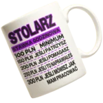 Kubek dla stolarza stawka godzinowa