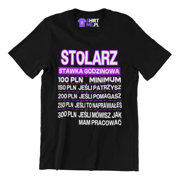 koszulka stolarz stawka godzinowa