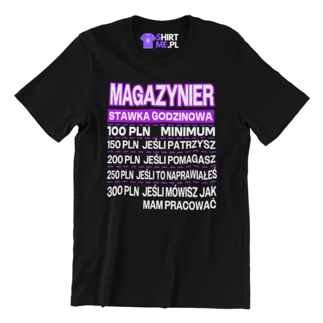 Koszulka magazynier cennik usług