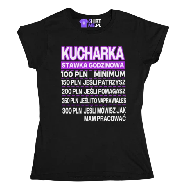 Koszulka kucharka cennik usług