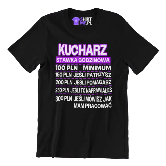 Koszulka kucharz cennik usług