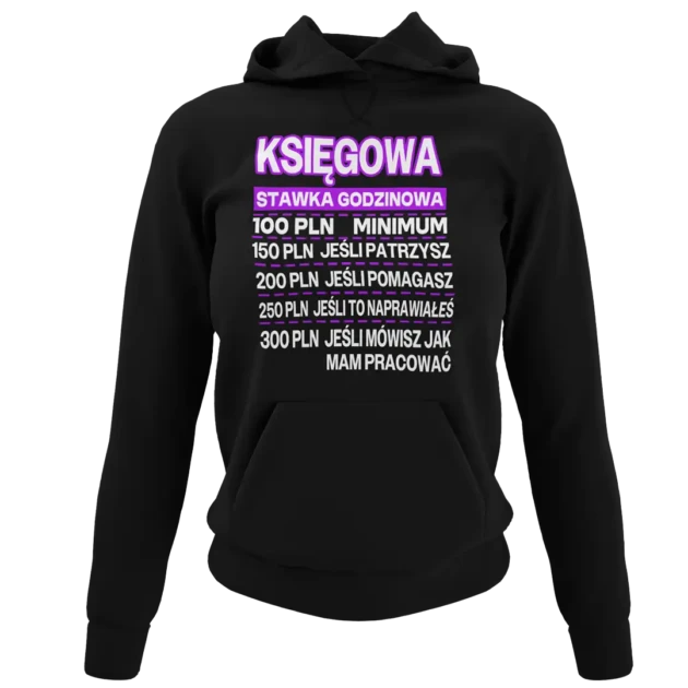 Bluza księgowa- stawka godzinowa