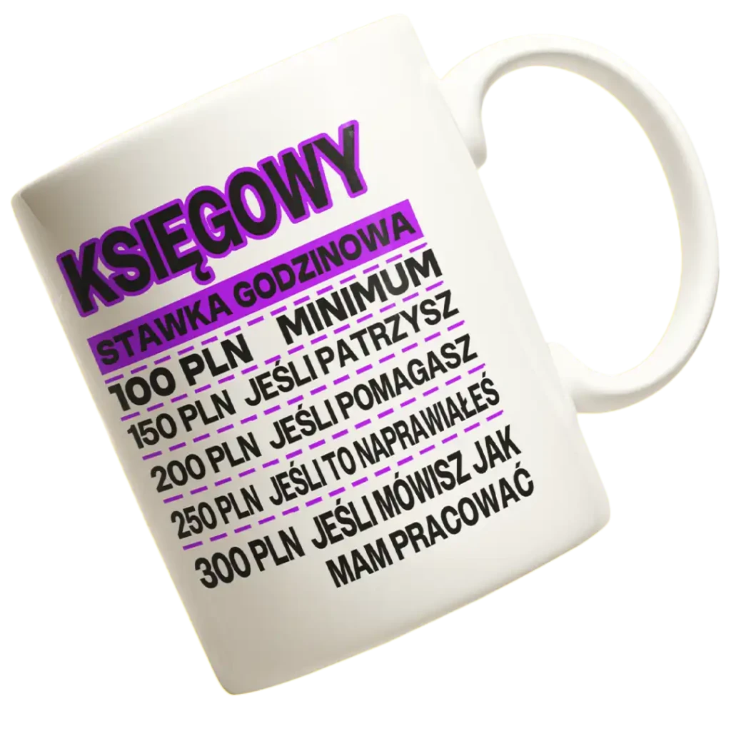 KUBEK KSIĘGOWY STAWKA GODZINOWA