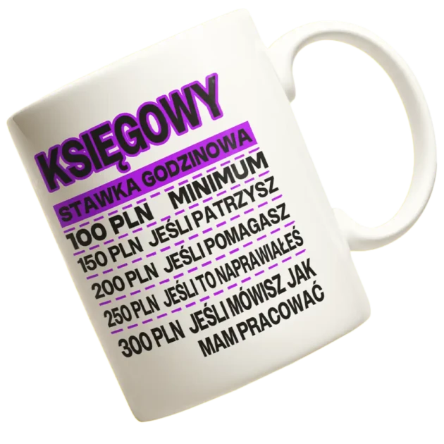 KUBEK KSIĘGOWY STAWKA GODZINOWA