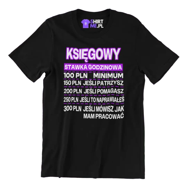 KOSZULKA księgowy stawka godzinowa