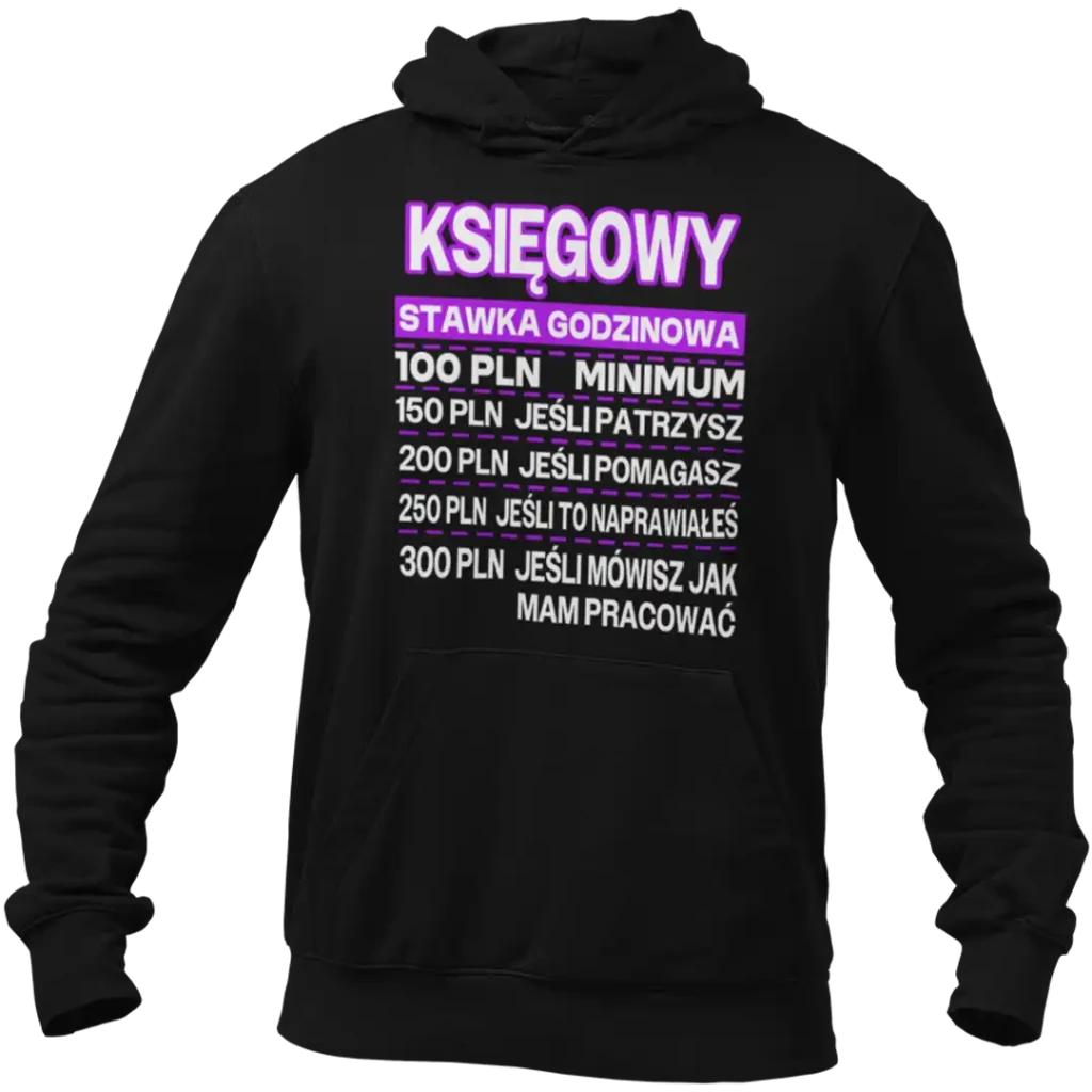 BLUZA księgowy stawka godzinowa