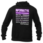 BLUZA informatyk stawka godzinowa