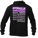 Bluza hydraulik stawka godzinowa