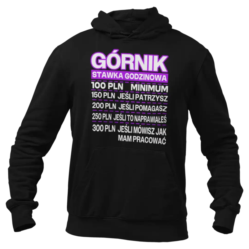 Bluza górnik stawka godzinowa