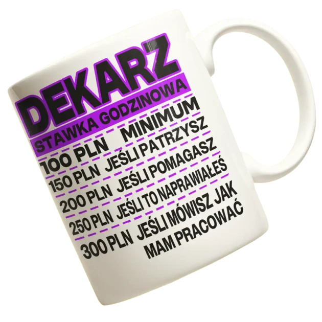 Kubek dekarz stawka godzinowa