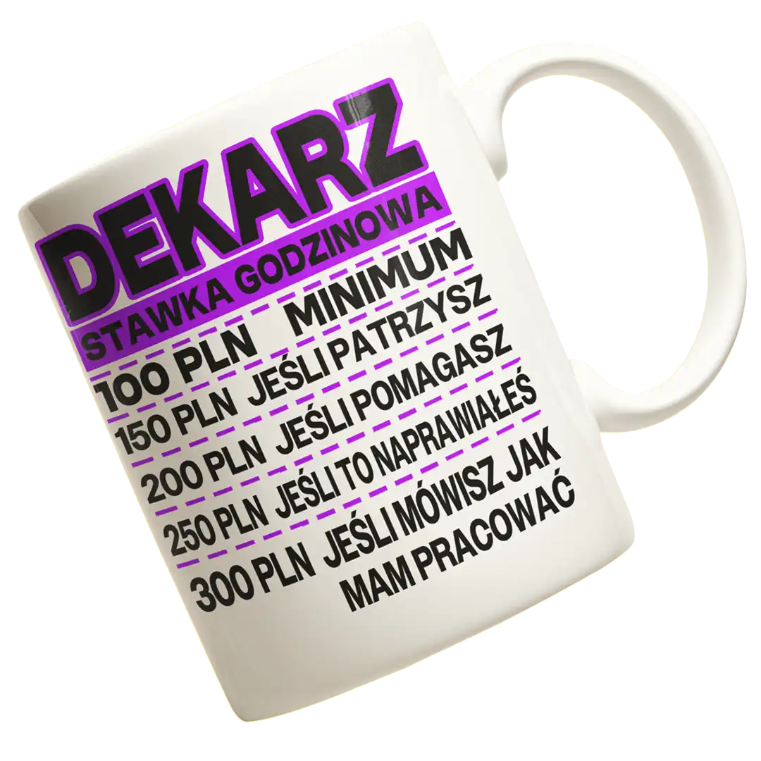 Kubek dekarz stawka godzinowa