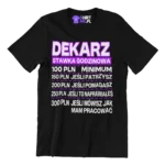 Koszulka dekarz stawka godzinowa