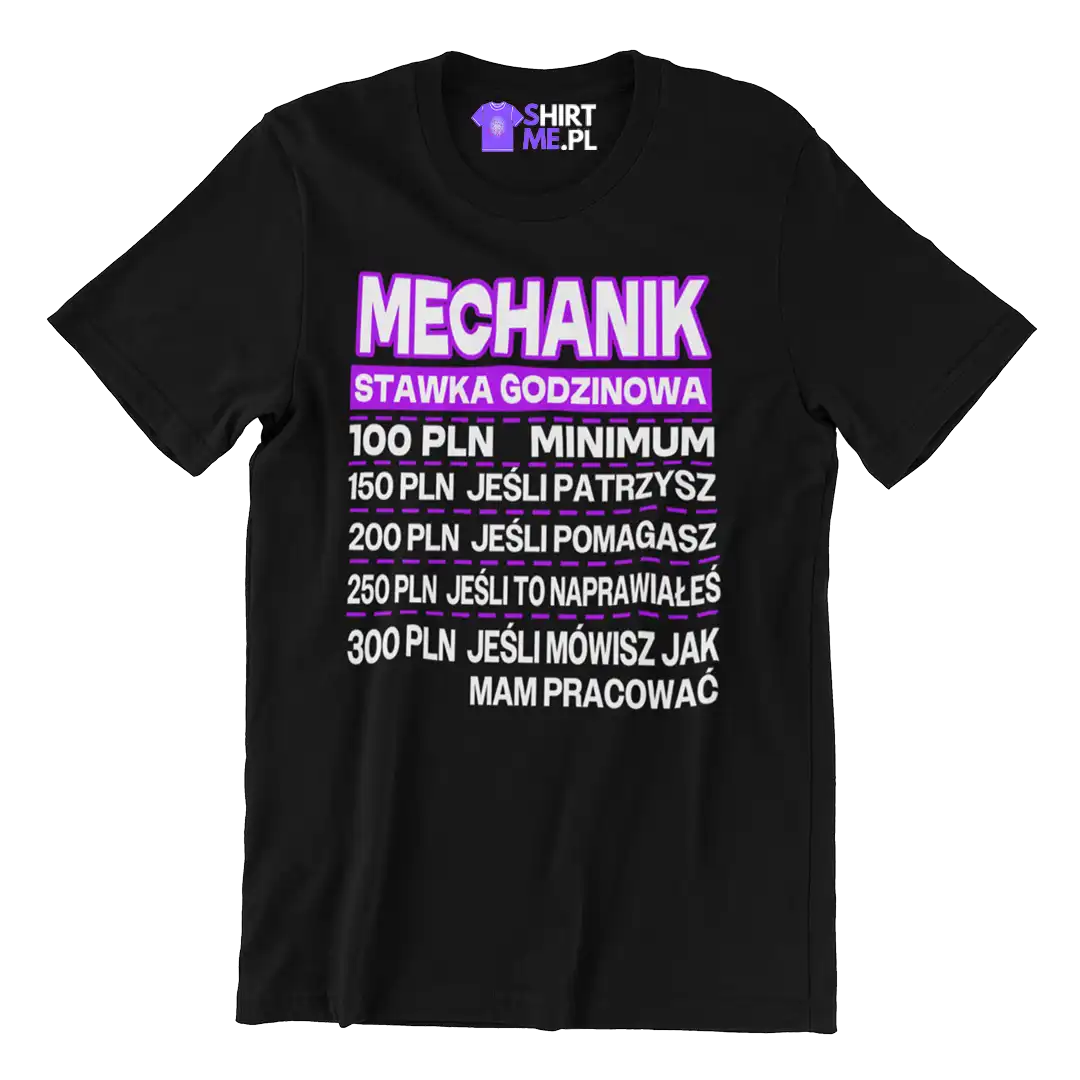 Koszulka mechanik stawka godzinowa