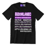 Koszulka budowlaniec stawka godzinowa
