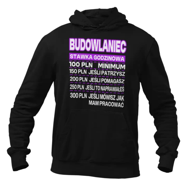 Bluza budowlaniec stawka godzinowa
