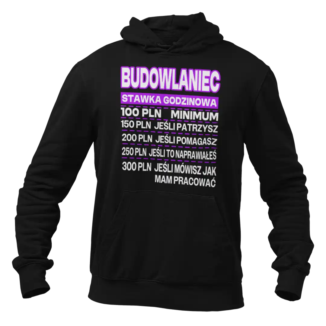 Bluza budowlaniec stawka godzinowa
