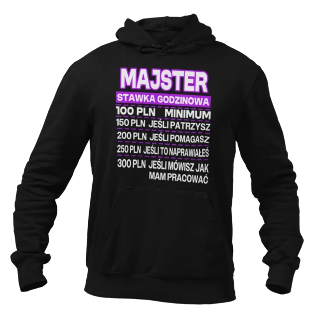 Bluza majster stawka godzinowa