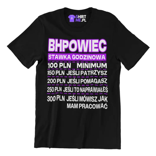 Koszulja BHPowiec cennik usług