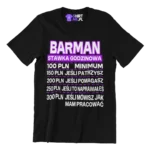 KOSZULKA dla barmana cennik usług
