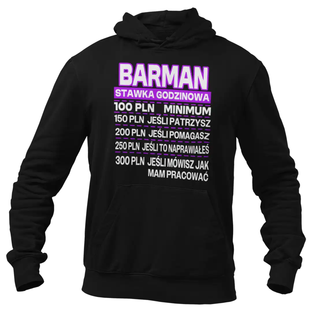 Bluza dla barmana cennik usług