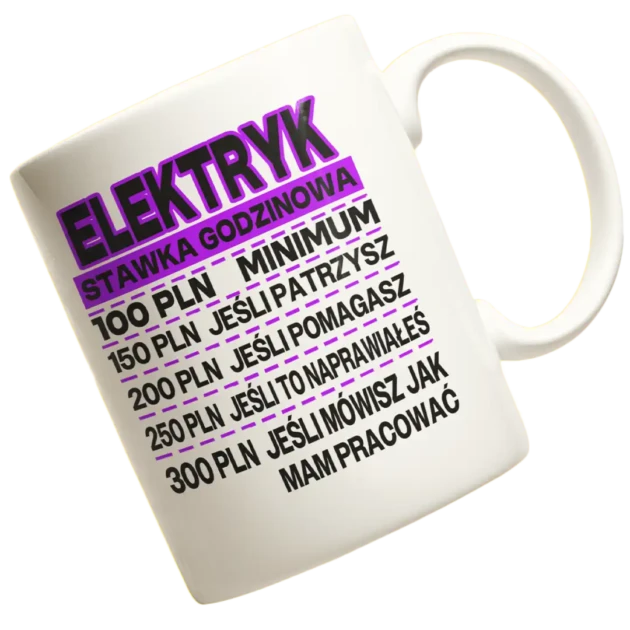 Kubek elektryk stawka godzinowa