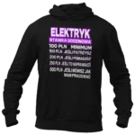 bluza DLA ELEKTRYKA STAWKA GODZINOWA SUPER PREZENT DLA ELEKTRYKA