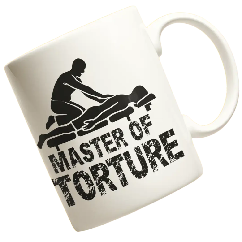 Kubek master of torture dla fizjoterapeuty