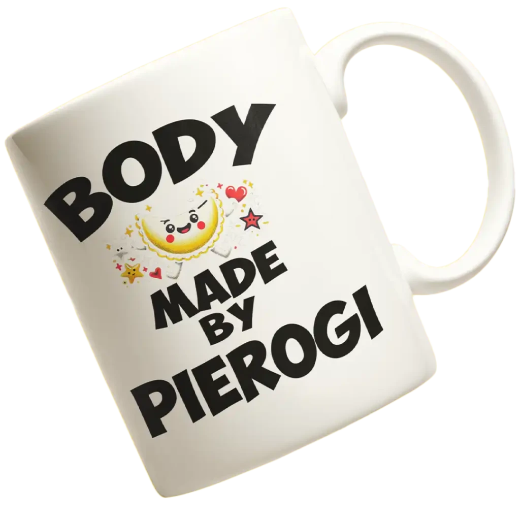 Kubek body made by pierogi