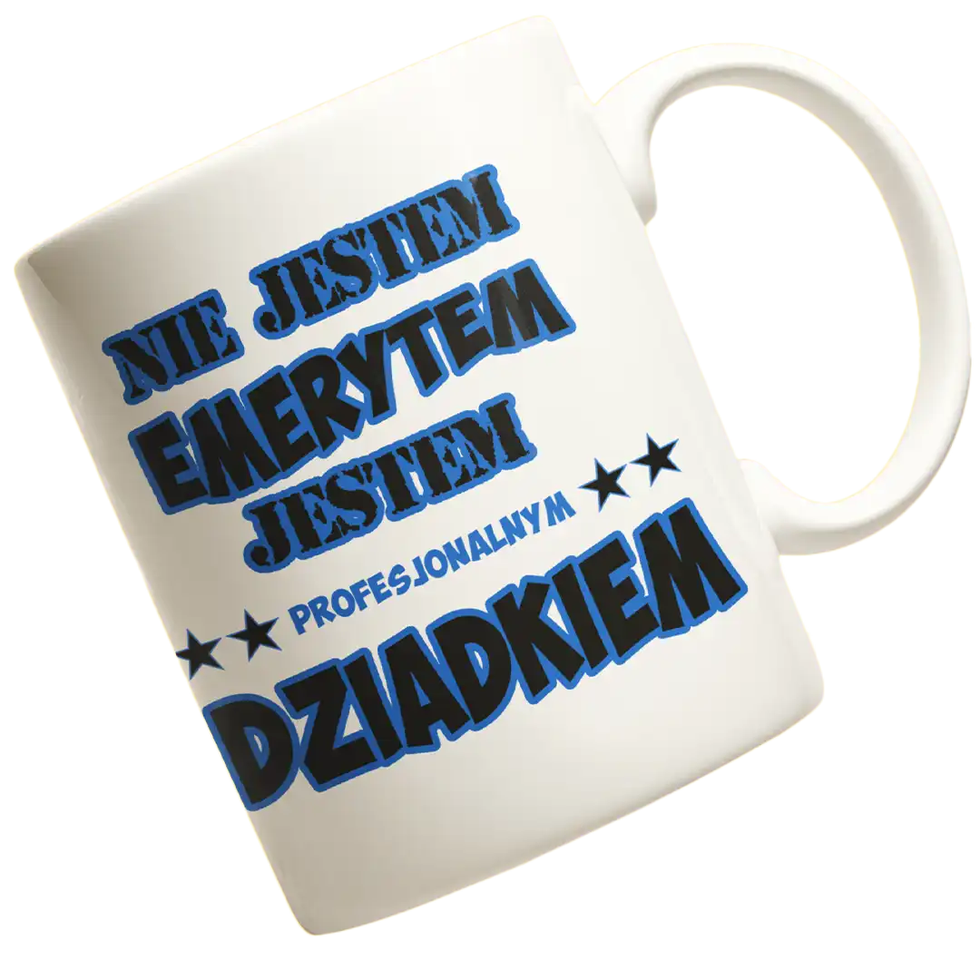 KUBEK nie jestem emerytem, jestem profesjonalnym dziadkiem