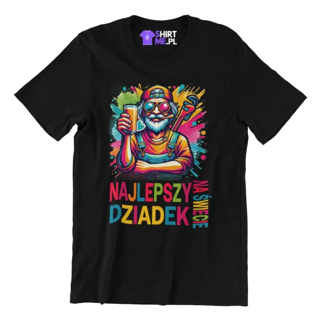 Koszulka dla dziadka najlepszy dziadek na świecie