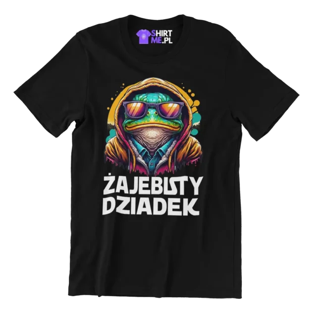 KOSZULAK ŻAJEBISTY DZIADEK SUPER PREZENT DLA DZIADKA PREZENT NA DZIEŃ DZIADKA