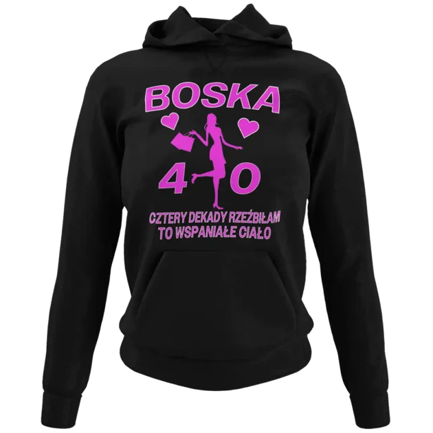 bluza na 40 urodziny dla niej boska 40