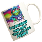 Kubek na 40 urodziny -byłem piękny i młody