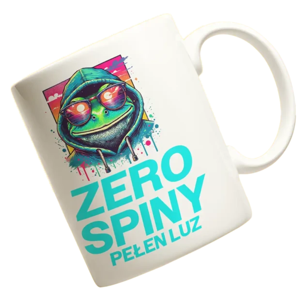 Kubek zero spiny pełen luz