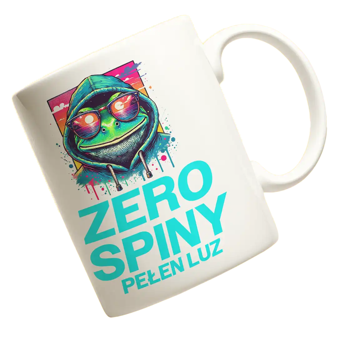 Kubek zero spiny pełen luz