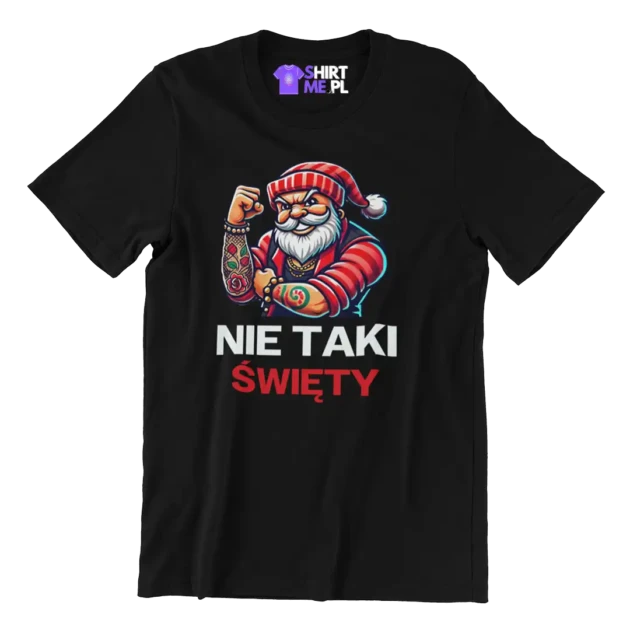 Koszulka świąteczna- nie taki święty