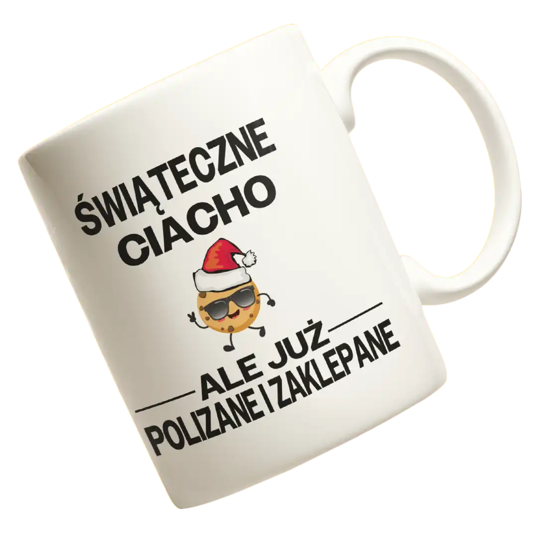 Kubek świąteczne ciacho ale już polizane i zaklepane
