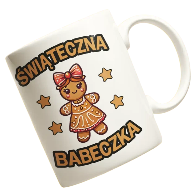 Kubek świąteczna babeczka na święta, mikołajki