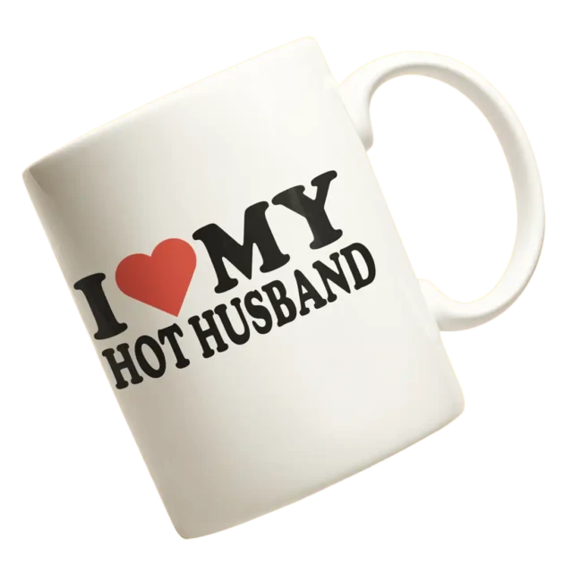 Kubek dla męża i love my hot husband