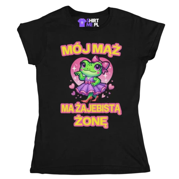 Koszulka dla żony- mój mąż ma najlepszą żonę na świecie