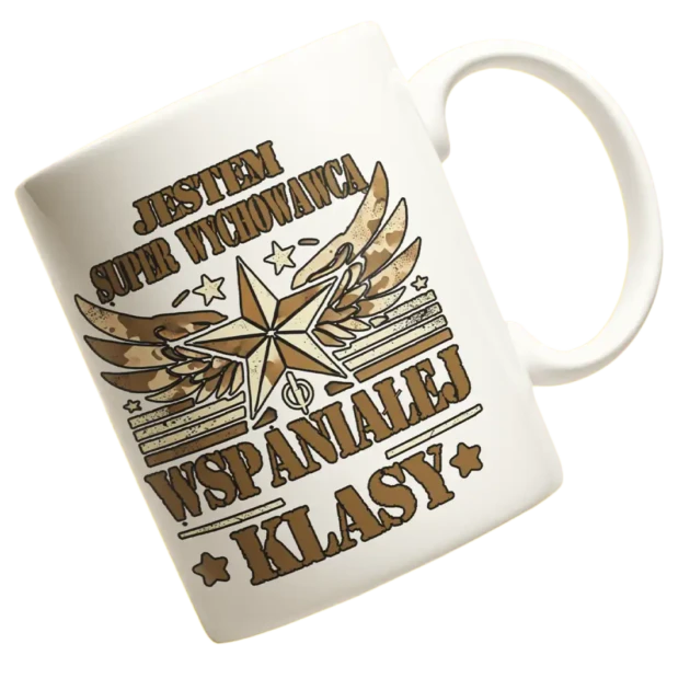 Kubek jestem super wychowawcą wspaniałej klasy