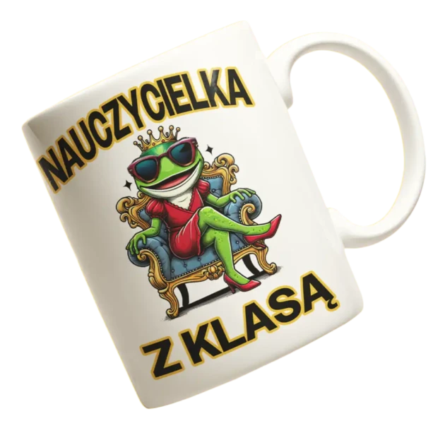 Kubek nauczycielka z klasą