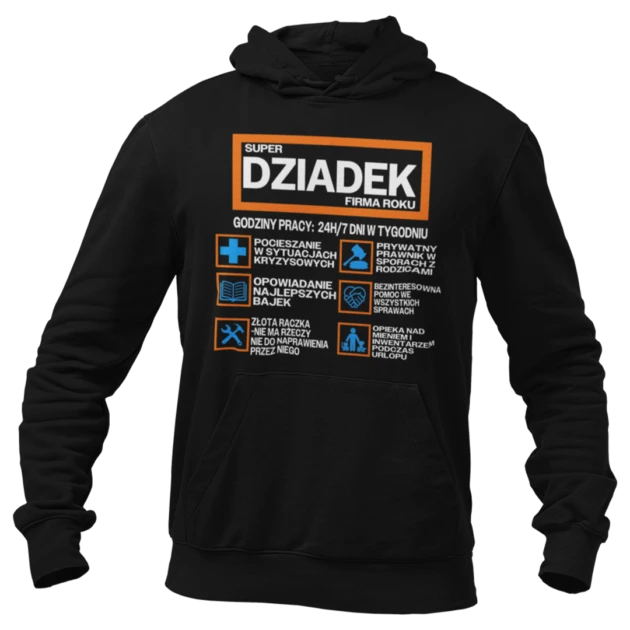 Bluza super dziadek firma roku