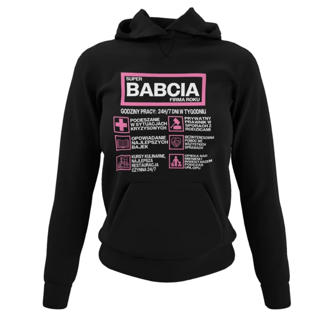 Bluza super babcia firma roku